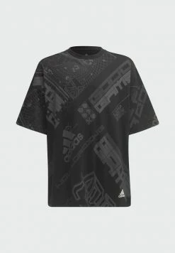 Adidas Performance ALLOVER PRINT - Print T-shirt - Black -adidas Performance Shop 8db291c5656a429a85280ff030ed3fb3