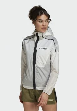 Adidas Performance AGRAVIC WINDWEAVE JACKET - Windbreaker - White