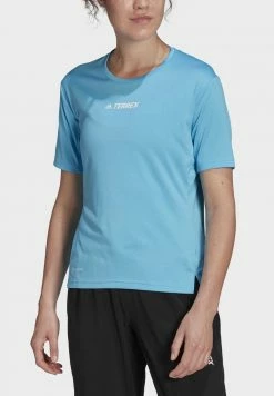 Adidas Performance Sports T-shirt - Blue -adidas Performance Shop 8e6018629fc640088246cecb016fb353