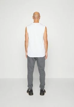 Adidas Performance FEELCOZY PANT - Tracksuit Bottoms - Dark Grey Heather/black -adidas Performance Shop 8ee9facdf2c5437eac054deeb7599f22