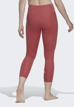 Adidas Performance YO ESS TIG - Leggings - Red -adidas Performance Shop 8f3d4b3a7ece4ffd8a764a751fda9e98