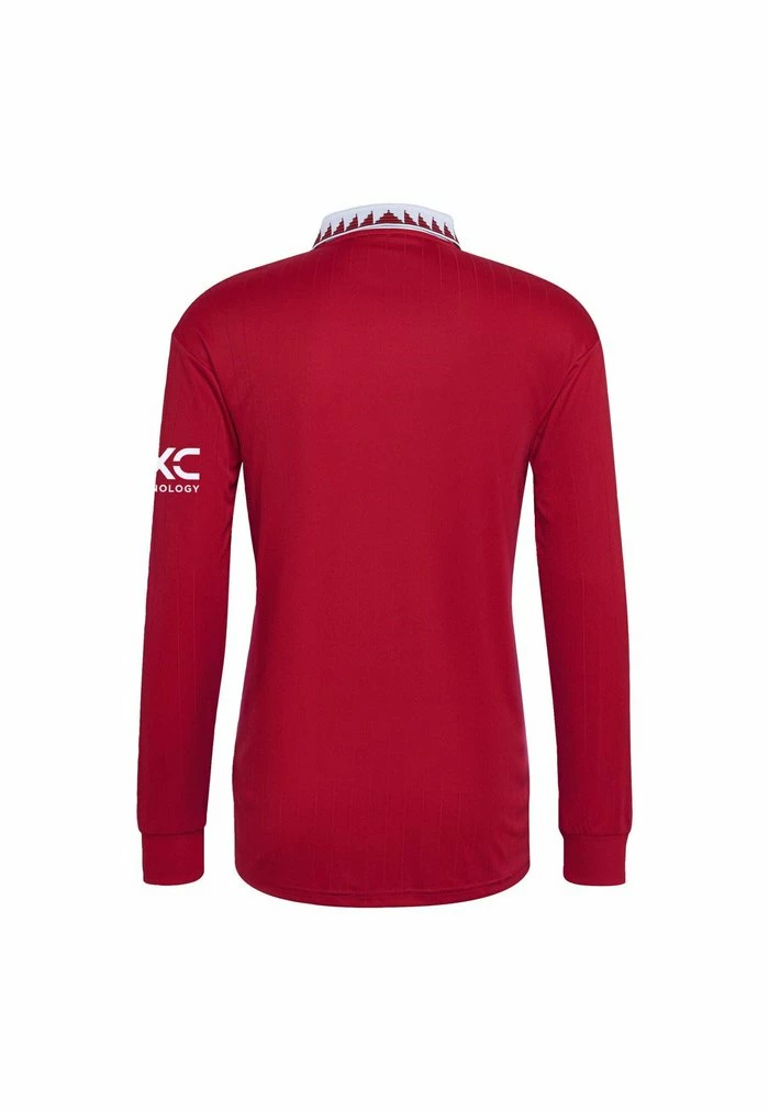 Adidas Performance MANCHESTER UNITED LONG SLEEVE - Polo Shirt - Red 9 Adidas Performance MANCHESTER UNITED LONG SLEEVE - Polo Shirt - Red - Image 7