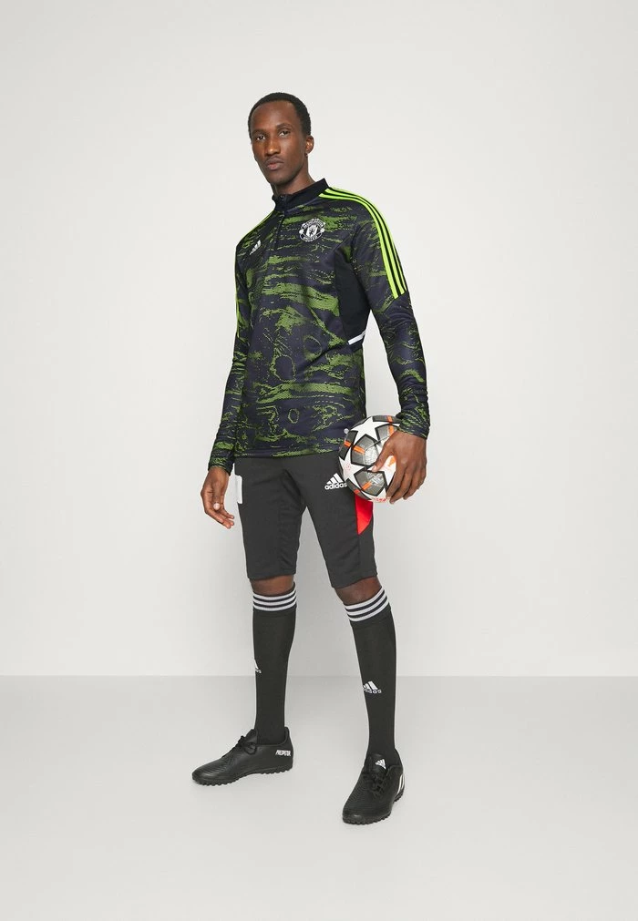 Adidas Performance MANCHESTER UNITED TRAININGS - Club Wear - Semi Solar Slime/black 4 Adidas Performance MANCHESTER UNITED TRAININGS - Club Wear - Semi Solar Slime/black - Image 2