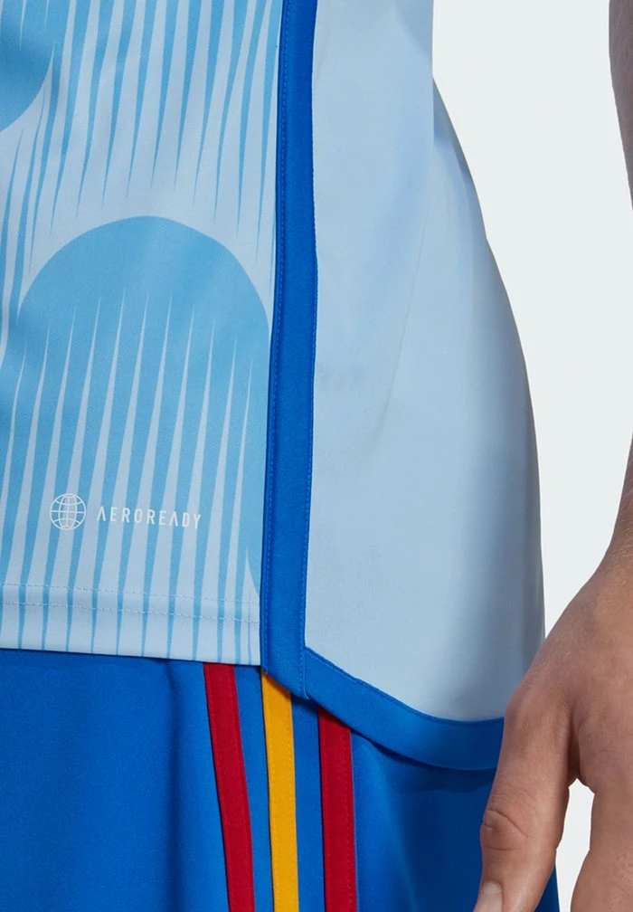 Adidas Performance SPAIN FEF AWAY JERSEY - National Team Wear - Glow Blue Glow Blue 6 Adidas Performance SPAIN FEF AWAY JERSEY - National Team Wear - Glow Blue Glow Blue - Image 4