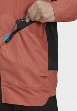 Adidas Performance UTILITAS - Hardshell Jacket - Brown -adidas Performance Shop 907189b402ad43ffbf79d68e2c074f7e