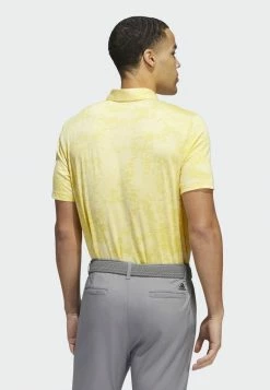 Adidas Performance JACQUARD - Polo Shirt - Almost Yellow Impact Yellow -adidas Performance Shop 9073503947bc48e5bb811e682a7b869b