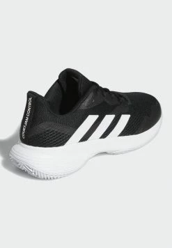Adidas Performance COURTJAM CONTROL CLAY - Trainers - Black -adidas Performance Shop 90fe7b1435604e0aaca54b89c045c204