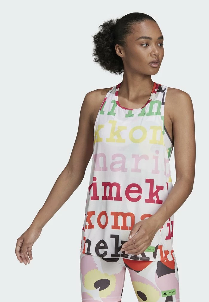 Adidas Performance MARIMEKKO X ADIDAS - Top - White 3 Adidas Performance MARIMEKKO X ADIDAS - Top - White