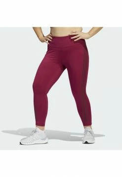 Adidas Performance OPTIME TRAINICONS STRIPES PLUS SIZE - Leggings - Red 11 Adidas Performance OPTIME TRAINICONS STRIPES PLUS SIZE - Leggings - Red -adidas Performance Shop 91a5940aaed34f08983cc1822999c4aa