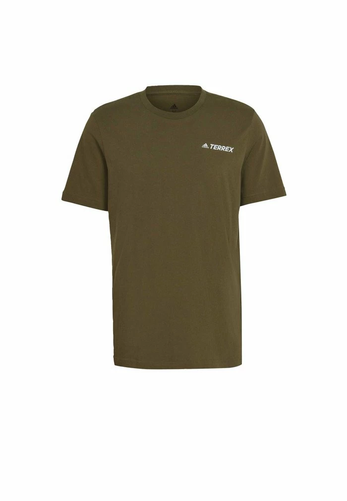 Adidas Performance TERREX MOUNTAIN GRAPHIC - Print T-shirt - Green 10 Adidas Performance TERREX MOUNTAIN GRAPHIC - Print T-shirt - Green - Image 8