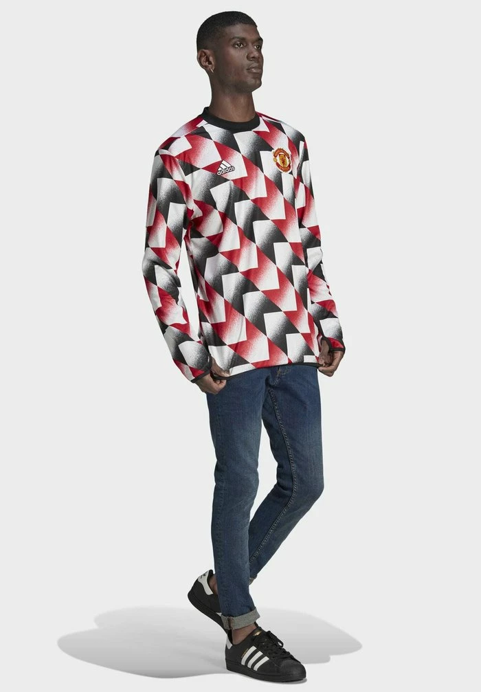 Adidas Performance MANCHESTER UNITED - Long Sleeved Top - White/red/black 4 Adidas Performance MANCHESTER UNITED - Long Sleeved Top - White/red/black - Image 2