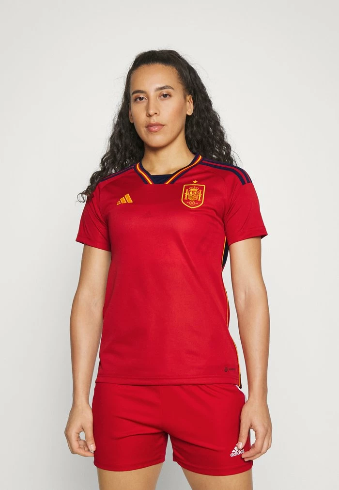 Adidas Performance SPAIN FEF HOME - Football Shirt - Team Power Red 2/team Navy Blue 2 3 Adidas Performance SPAIN FEF HOME - Football Shirt - Team Power Red 2/team Navy Blue 2