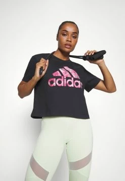 Adidas Performance UFORU - Print T-shirt - Black -adidas Performance Shop 93811b7886ad48b5a3ee9986bb837275