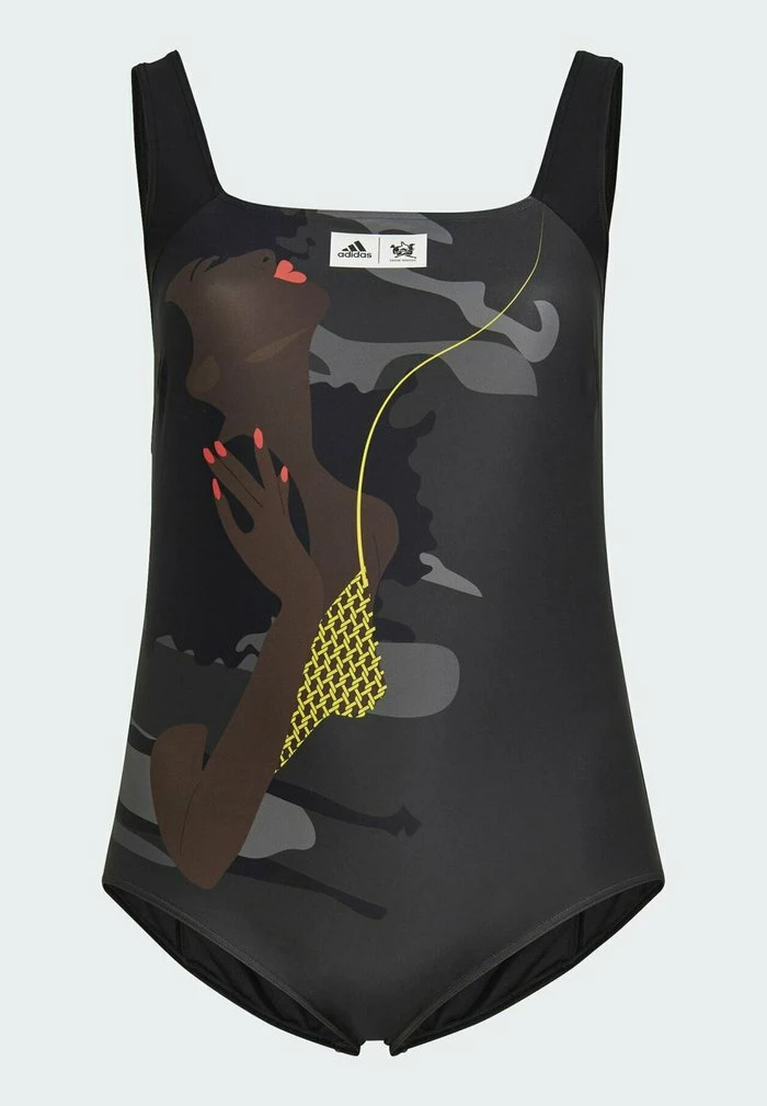 Adidas Performance THEBE MAGUGU - Swimsuit - Grey 12 Adidas Performance THEBE MAGUGU - Swimsuit - Grey - Image 10