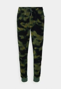 Adidas Performance NATURE AOP POLAR FLEECE - Tracksuit Bottoms - Orbit Green/green Oxide -adidas Performance Shop 93d42d48618b42e18e8bc943f113ead2