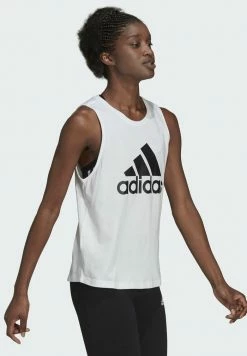 Adidas Performance ESSENTIALS BIG LOGO - Print T-shirt - White 11 Adidas Performance ESSENTIALS BIG LOGO - Print T-shirt - White -adidas Performance Shop 93e229bac06f44339b174035396498f7