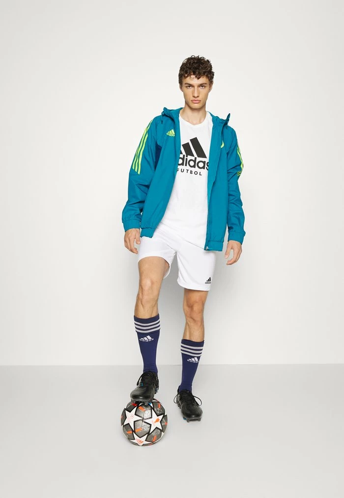 Adidas Performance JUVENTUS TURIN ALLWEATHER JACKET - Club Wear - Turquoise 4 Adidas Performance JUVENTUS TURIN ALLWEATHER JACKET - Club Wear - Turquoise - Image 2