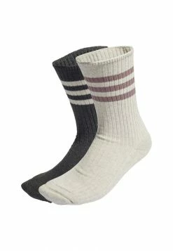 Adidas Performance 3-STRIPES LOUNGE CREW PACK OF 2 - Sports Socks - Black