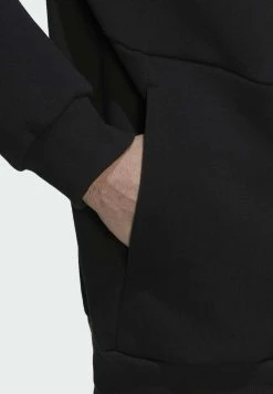 Adidas Performance ESSENTIALS FOR GAME DAY - Zip-up Sweatshirt - Black -adidas Performance Shop 972c4d988c8946f7a50be0d4859e1989