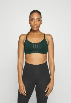 Adidas Performance AEROIMPACT - Light Support Sports Bra - Shadow Green/black