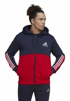 Adidas Performance Zip-up Sweatshirt - Legend Ink Scarlet