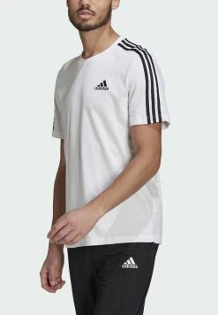 Adidas Performance ESSENTIALS - Print T-shirt - White/black -adidas Performance Shop 98216e75e6a447c68c175d8a98b20820