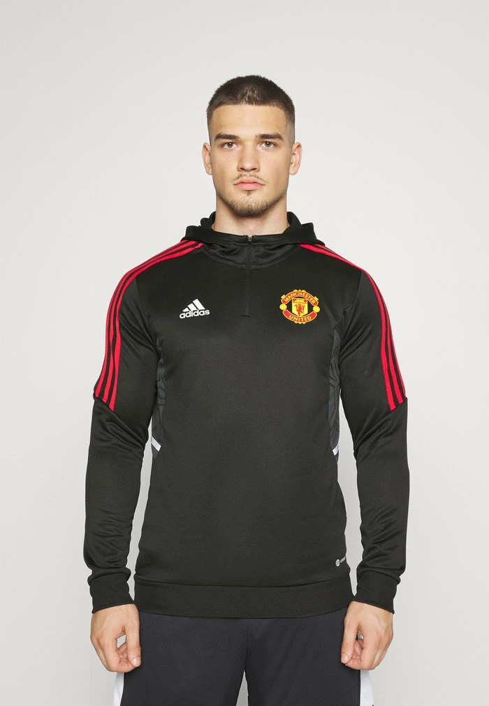 Adidas Performance MANCHESTER UNITED TRACK HOODY - Zip-up Sweatshirt - Black 3 Adidas Performance MANCHESTER UNITED TRACK HOODY - Zip-up Sweatshirt - Black