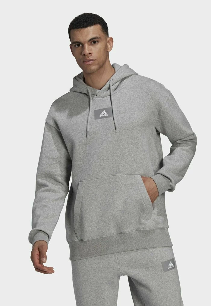 Adidas Performance ESSENTIALS - Hoodie - Grey 3 Adidas Performance ESSENTIALS - Hoodie - Grey