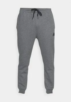 Adidas Performance FEELCOZY PANT - Tracksuit Bottoms - Dark Grey Heather/black -adidas Performance Shop 98e4fba861e84d7a8964f8c6b7bd3fed