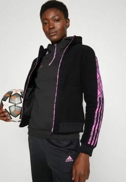 Adidas Performance TIRO JACKET WINTERIZED - Fleece Jacket - Black/pulse Lilac -adidas Performance Shop 994c38ac875049ee8cd1f93415877086