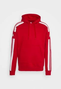 Adidas Performance SQUADRA HOOD - Hoodie - Team Power Red/white