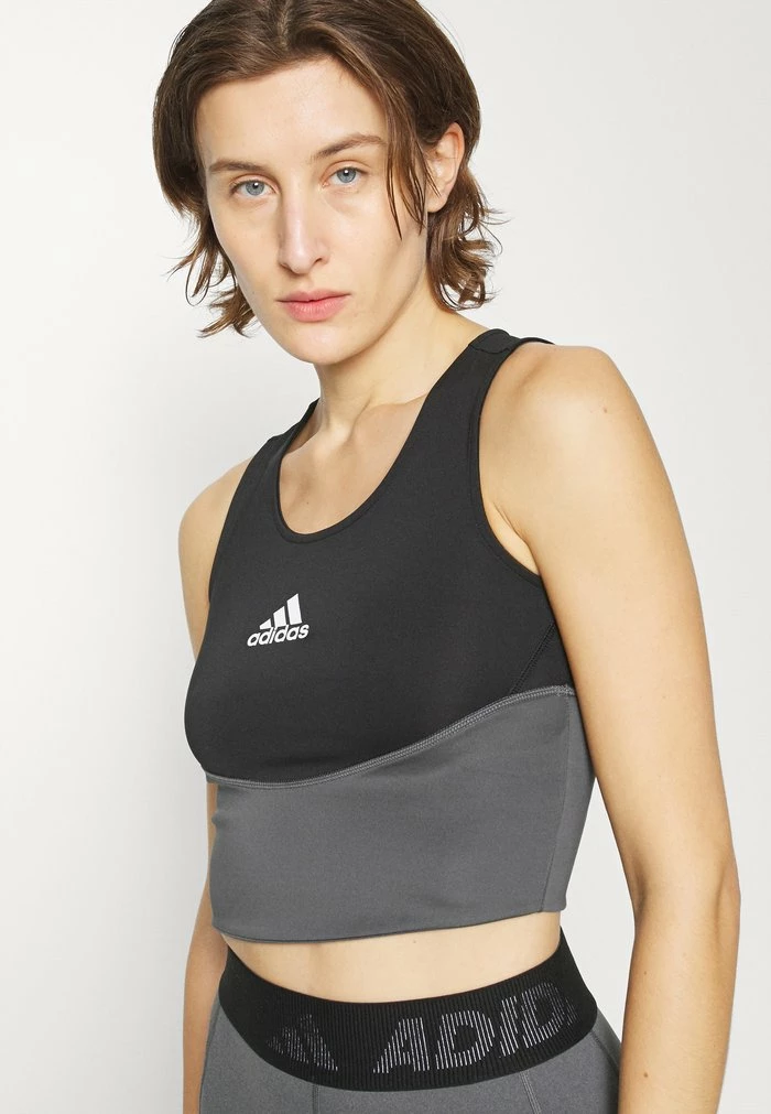 Adidas Performance Top - Black/grey Six/white 7 Adidas Performance Top - Black/grey Six/white - Image 5