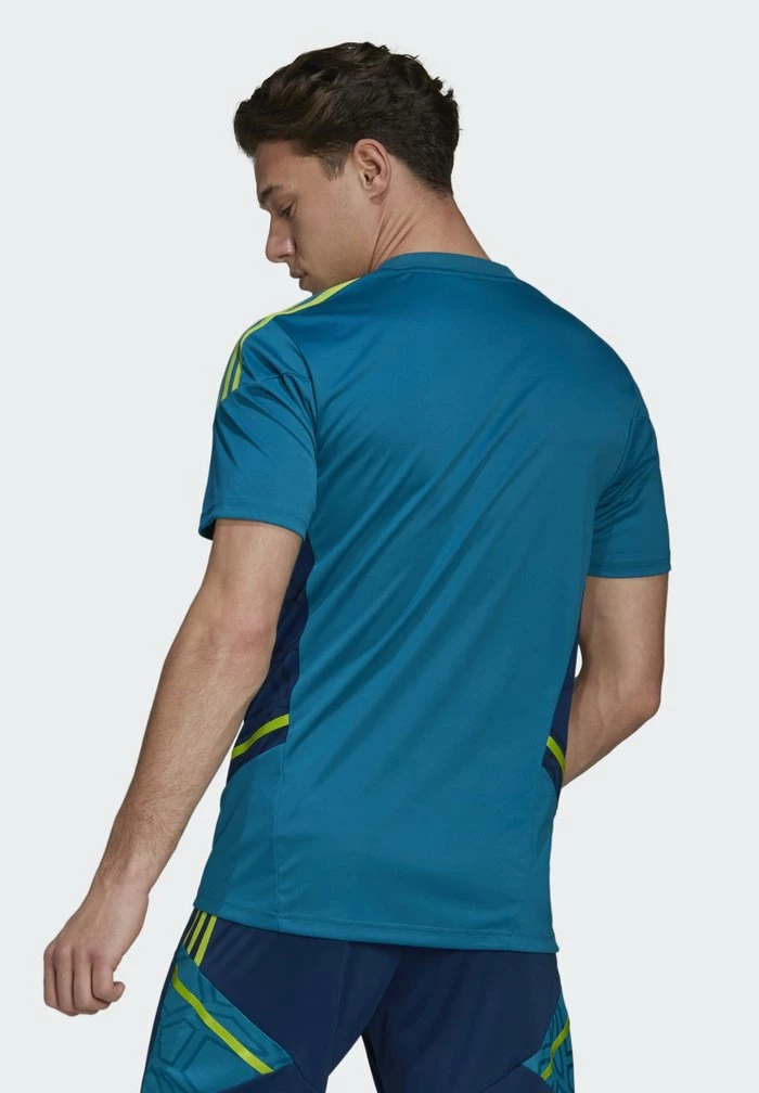 Adidas Performance JUVENTUS TURIN TRAININGS - Sports T-shirt - Active Teal 4 Adidas Performance JUVENTUS TURIN TRAININGS - Sports T-shirt - Active Teal - Image 2