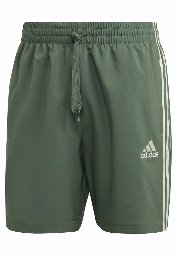 Adidas Performance AEROREADY ESSENTIALS CHELSEA STRIPES - Sports Shorts - Green Oxide/linen Green 8 Adidas Performance AEROREADY ESSENTIALS CHELSEA STRIPES - Sports Shorts - Green Oxide/linen Green - Image 6