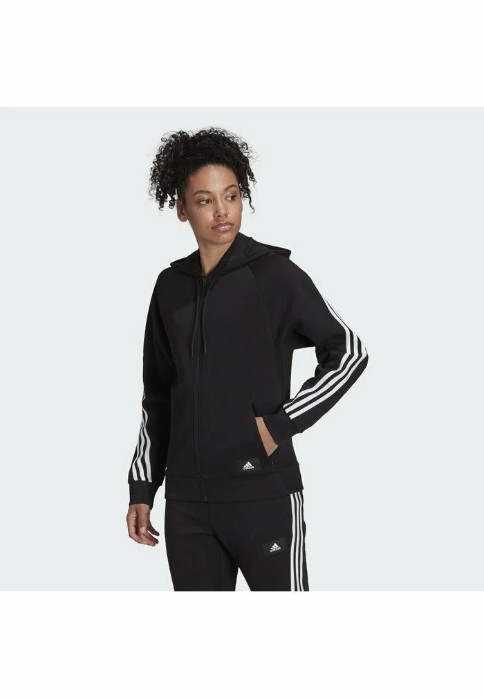 Adidas Performance FUTURE ICONS - Zip-up Sweatshirt - Black 3 Adidas Performance FUTURE ICONS - Zip-up Sweatshirt - Black