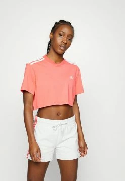 Adidas Performance CROPPED TEE - Print T-shirt - Semi Turbo