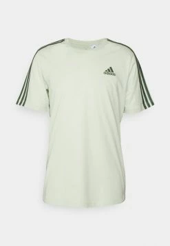Adidas Performance ESSENTIALS - Print T-shirt - Green/green Oxide -adidas Performance Shop 9a9945ebd79e456385cfccfef0887460