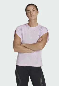 Adidas Performance FLORAL - Basic T-shirt - Purple