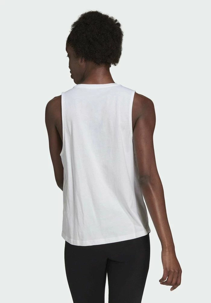 Adidas Performance ESSENTIALS BIG LOGO - Print T-shirt - White 4 Adidas Performance ESSENTIALS BIG LOGO - Print T-shirt - White - Image 2