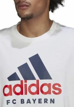 Adidas Performance FC BAYERN MÜNCHEN DNA GR - Print T-shirt - White -adidas Performance Shop 9b0518d87b2744cb9036359755889285