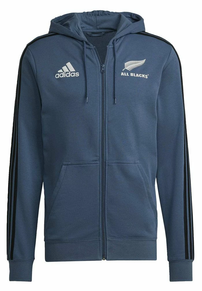 Adidas Performance RUGBY - Zip-up Sweatshirt - Blue 5 Adidas Performance RUGBY - Zip-up Sweatshirt - Blue - Image 3
