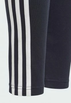 Adidas Performance ADIDAS ESSENTIALS 3-STRIPES LEGGINGS - Tracksuit Bottoms - Blue -adidas Performance Shop 9b6403dcf87a49cf97d3f3f8fbd6e475
