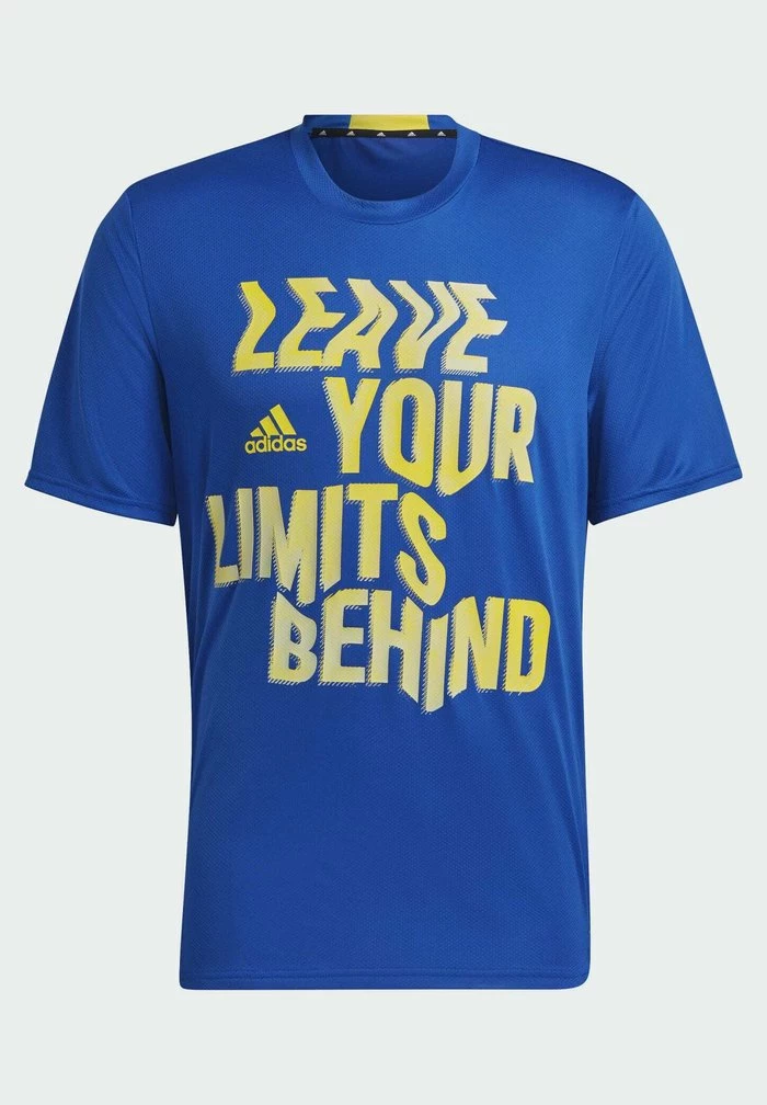 Adidas Performance INTENSITY - Sports T-shirt - Blue 10 Adidas Performance INTENSITY - Sports T-shirt - Blue - Image 8