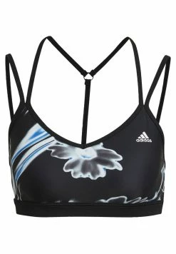 Adidas Performance POSITIVISEA - Light Support Sports Bra - Black -adidas Performance Shop 9cc1988b9386431aaf6a38dd1d058f39