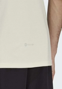 Adidas Performance DESIGNED 4 TRAINING HEAT.RDY HIIT TEE - Sports T-shirt - Beige -adidas Performance Shop 9cd48322de334e12adef5391f0405532