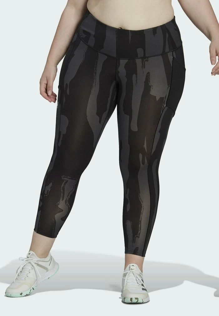 Adidas Performance NEW YORK CITY INDOOR TENNIS THEBE MAGUGU - Leggings - Black 3 Adidas Performance NEW YORK CITY INDOOR TENNIS THEBE MAGUGU - Leggings - Black