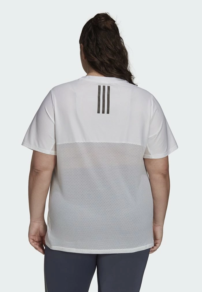 Adidas Performance RUNNER - Print T-shirt - White 5 Adidas Performance RUNNER - Print T-shirt - White - Image 3