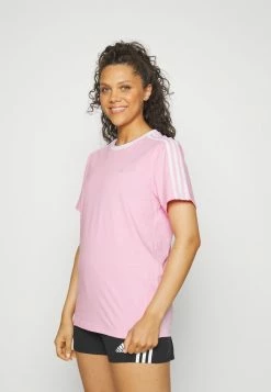 Adidas Performance Basic T-shirt - True Pink/white