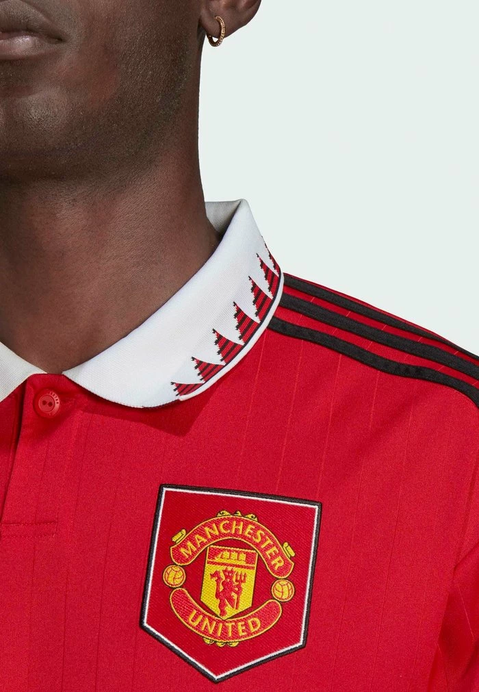 Adidas Performance MANCHESTER UNITED LONG SLEEVE - Polo Shirt - Red 6 Adidas Performance MANCHESTER UNITED LONG SLEEVE - Polo Shirt - Red - Image 4