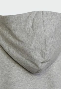 Adidas Performance HOODIE UNISEX - Hoodie - Medium Grey Heather/white/black -adidas Performance Shop 9dda476f6d334209a0fa9a74b7764943